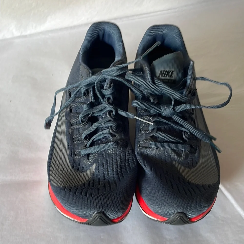 Nike Zoom Fly in neon orange and‎ Gray Nike racing NWOT